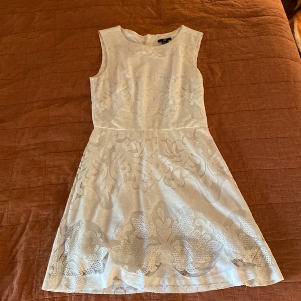 H&M white lace dress